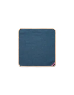 Large Napkins Set Of 2Rainbow Navy in Linen