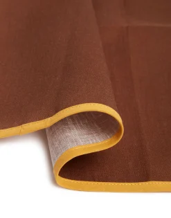 Large Napkins Set Of 2Rainbow Chocolate in Linen