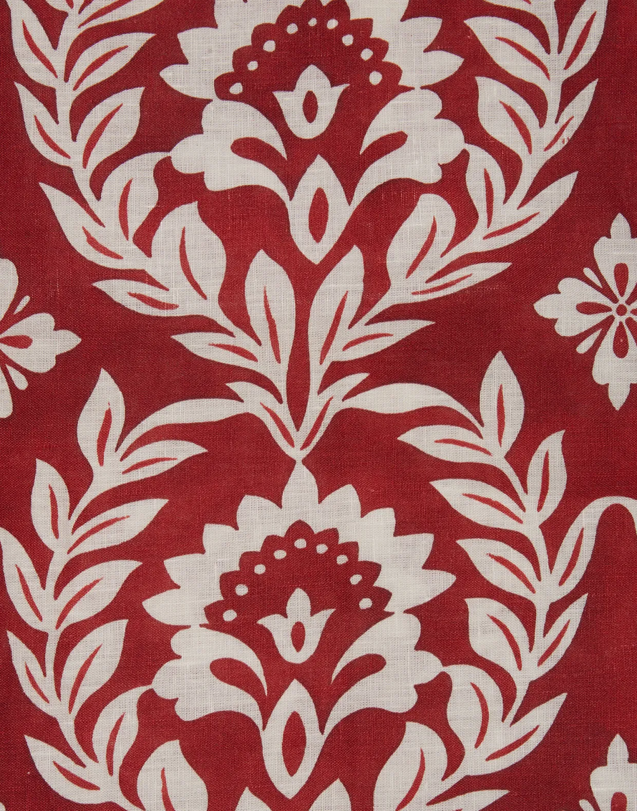 Large TableclothGarland Bordeaux in Linen