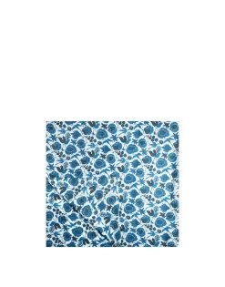 Large TableclothWildbird Blu in Linen