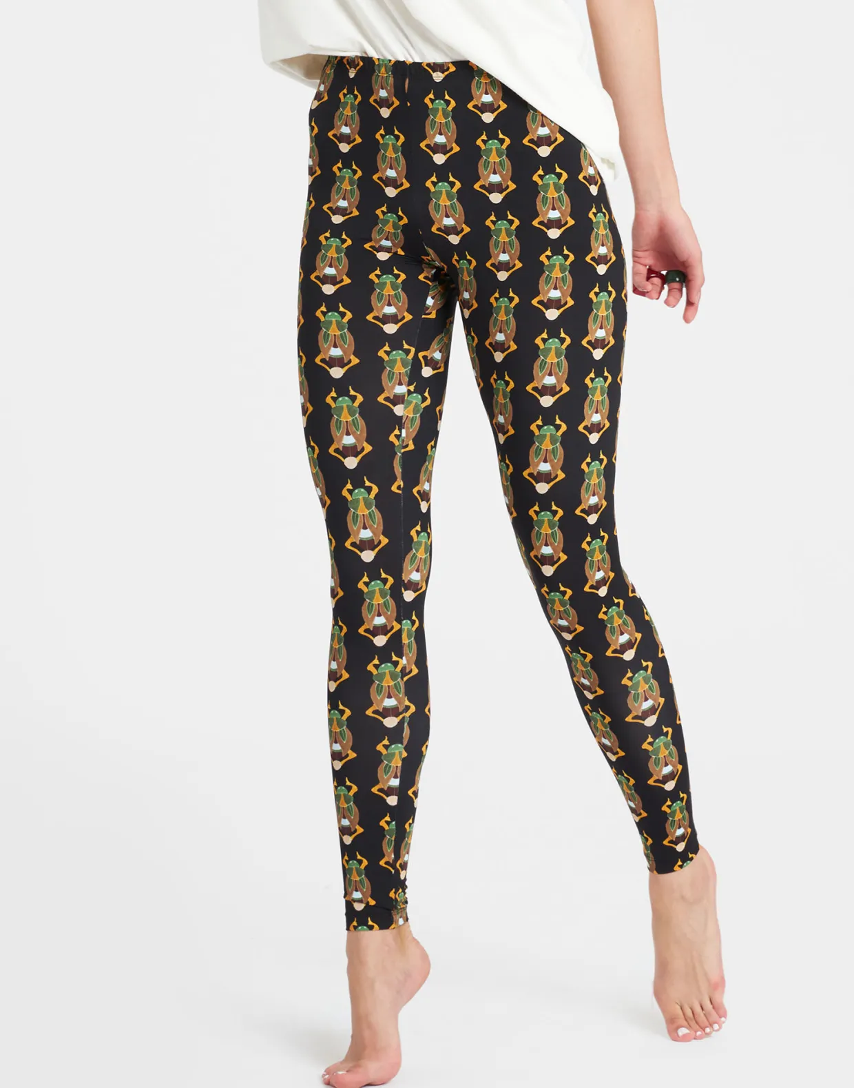 LeggingsScarab Black in Skinny Jersey