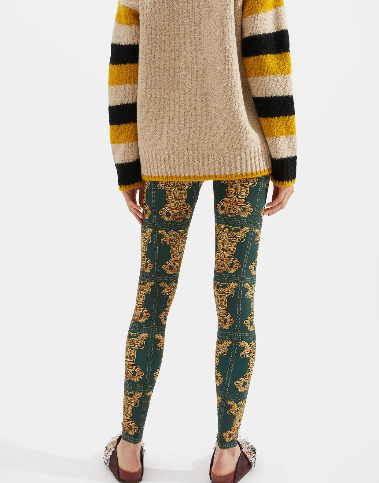 LeggingsTiger Tiles in Skinny Jersey