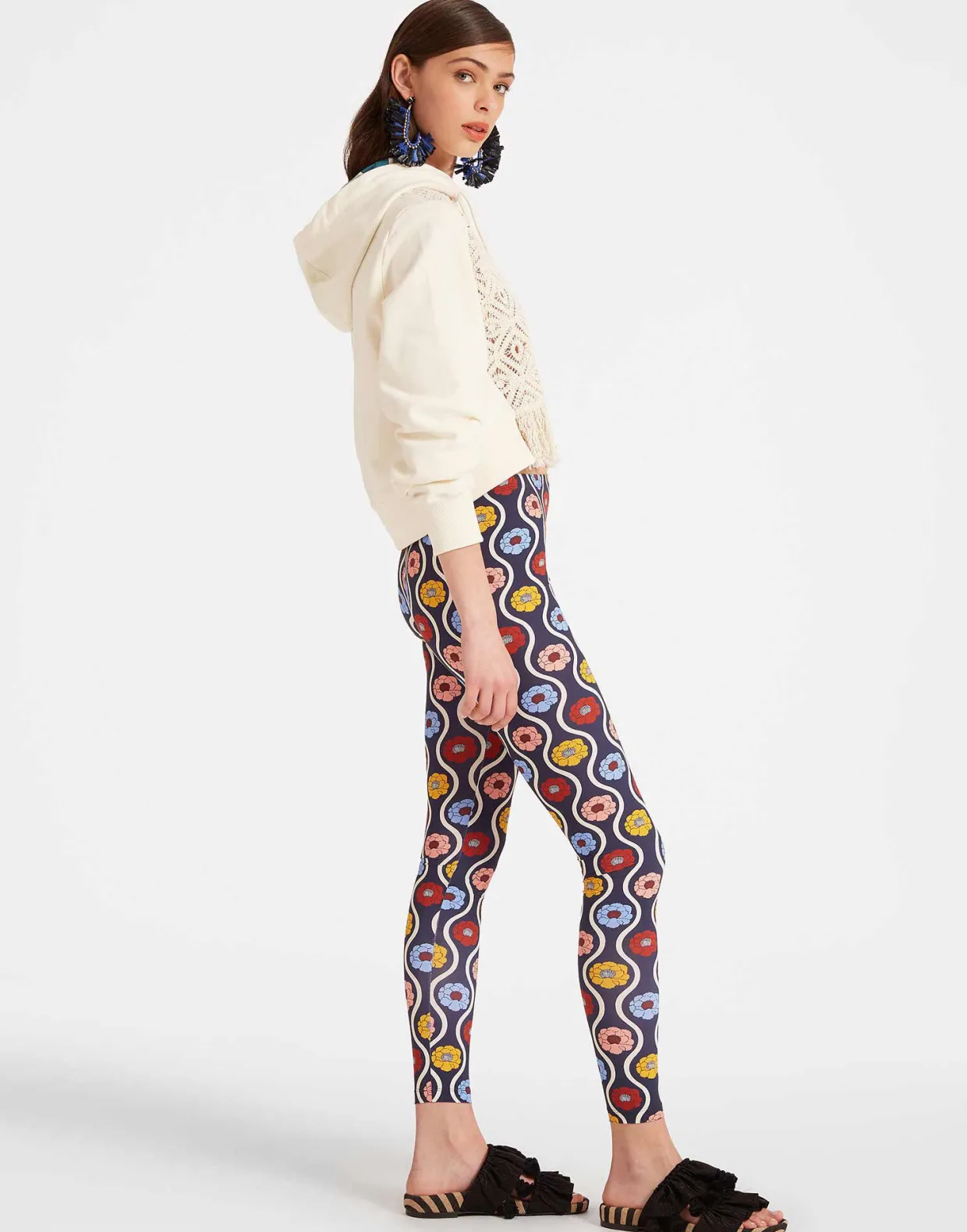LeggingsWhitsun Mini Blue in Skinny Jersey