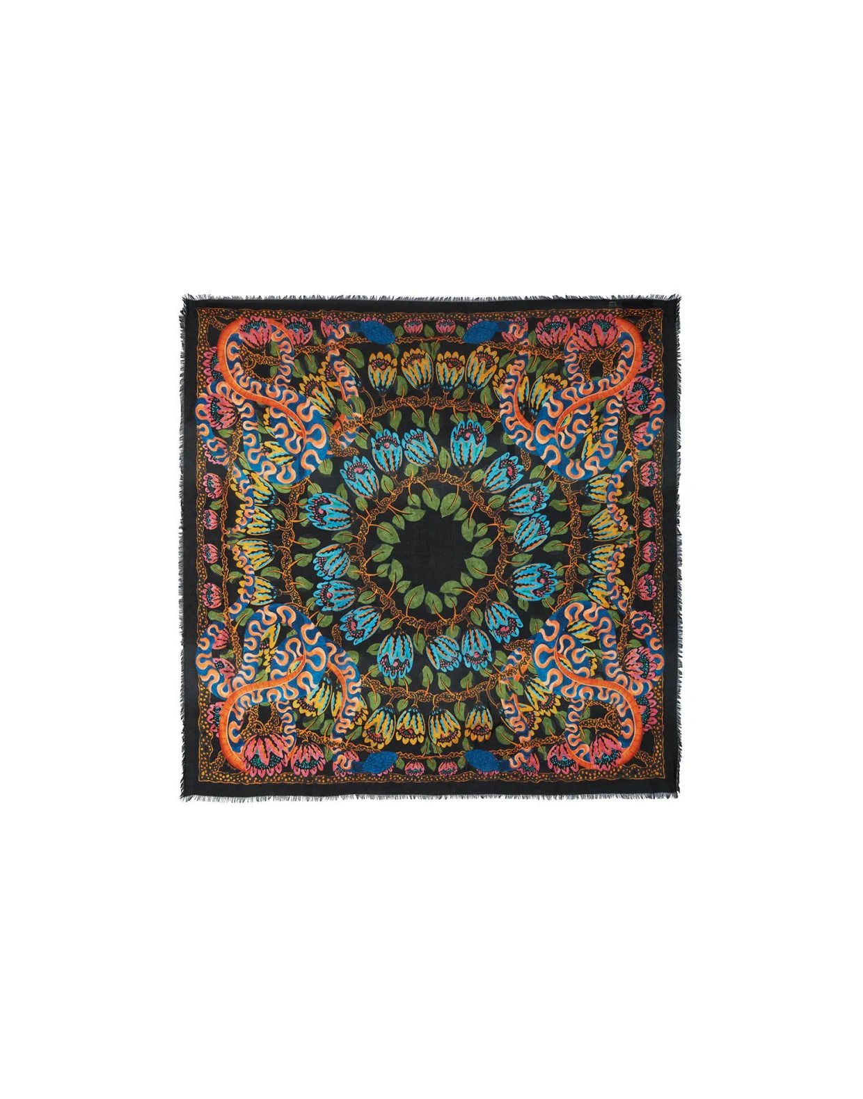 Light ScarfEve Black in Wool Modal