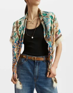 Light ScarfEve Ecru in Wool Modal