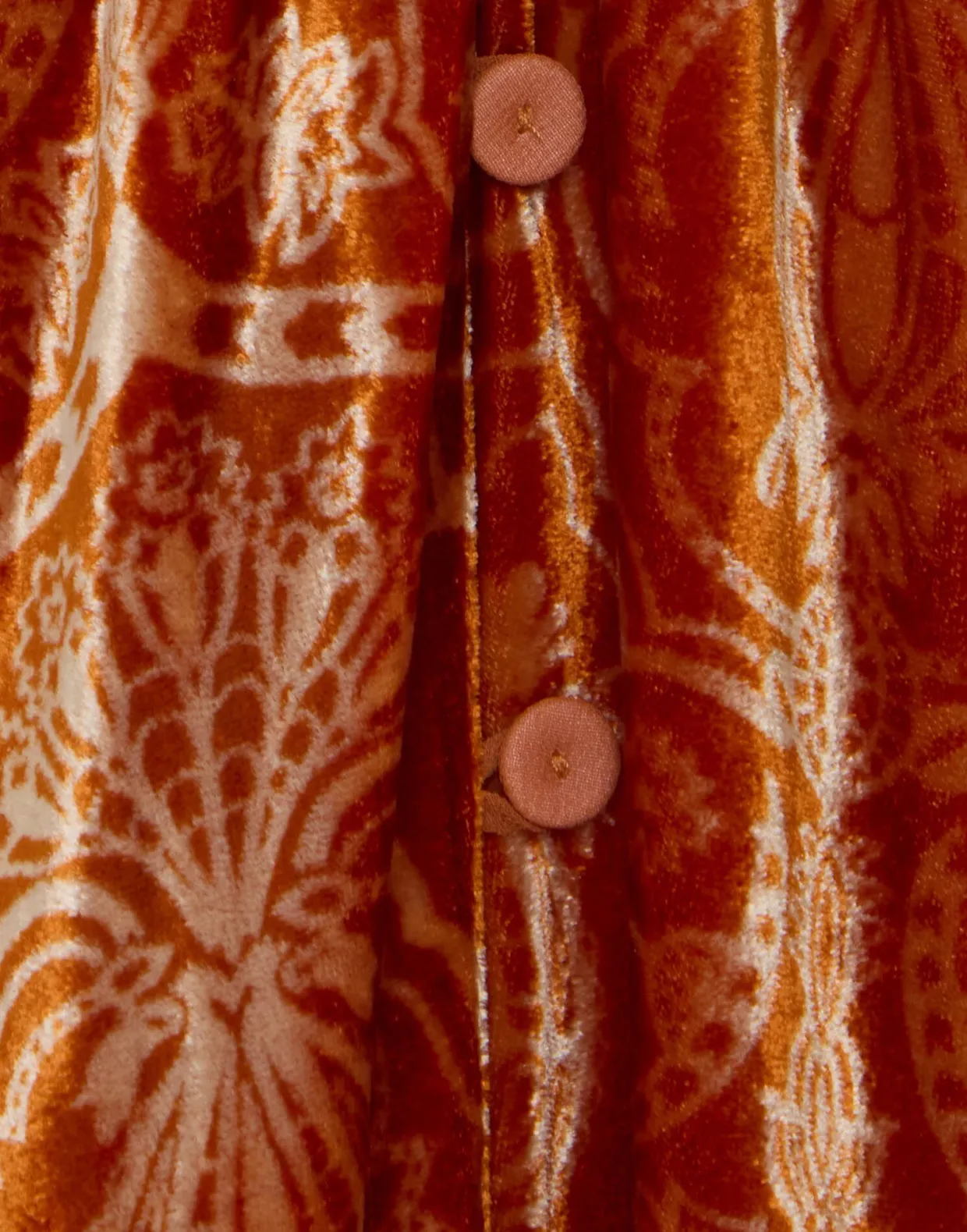 Long Camerino DressBanquet Orange in Devoré
