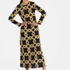 Long Sleeve Swing DressTackle Black in Sabl&eacute;