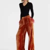 Loose PantsBanquet Orange in Devor&eacute;
