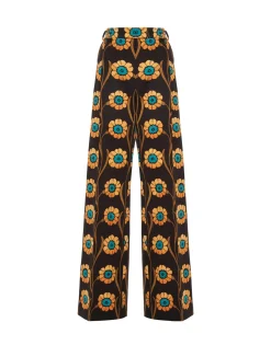 Loose PantsDaisychain Black in Compact Jersey
