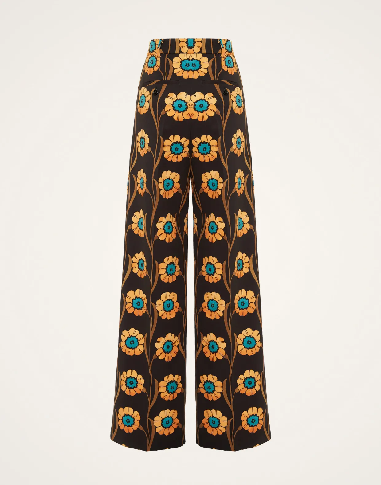 Loose PantsDaisychain Black in Compact Jersey