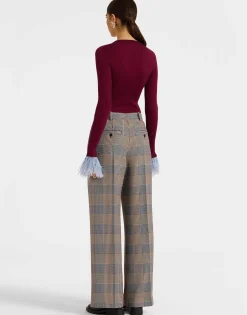 Loose PantsMoors Multicolor in Viscose Tailoring