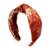Love Knot HeadbandBanquet Orange in Devor&eacute;