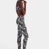 Magica LeggingsAperol Black & White in Jersey Stretch