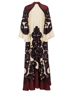 Magnifico DressCorsini Plac&eacute;e Cream in Silk Twill