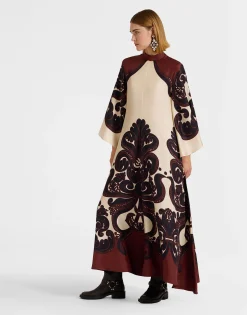 Magnifico DressCorsini Plac&eacute;e Cream in Silk Twill