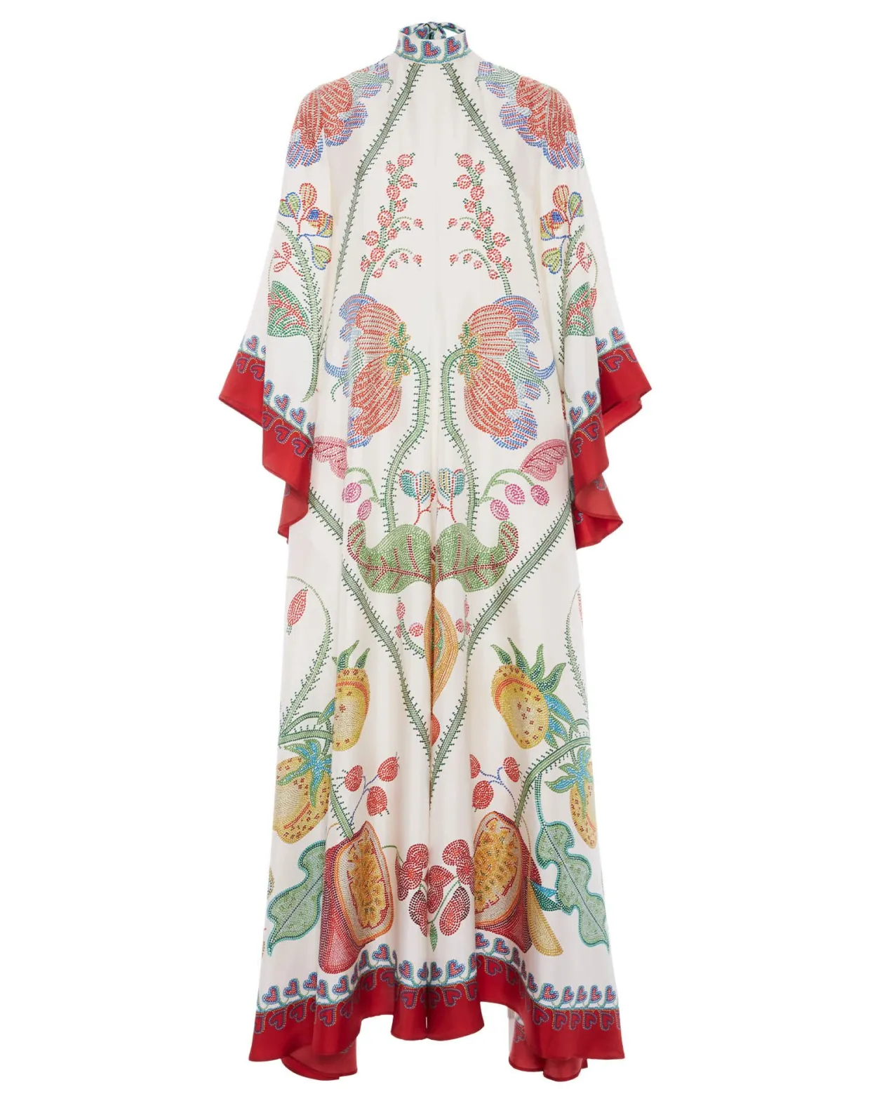 Magnifico DressGrenadilla Placée Off White in Silk Twill