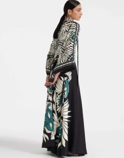 Magnifico DressMix Tiles Placée Black in Silk Twill