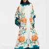 Magnifico DressMorpheus Plac&eacute;e Orange in Silk Twill