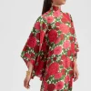Magnifico DressPink Dahlias in Twill Silk