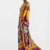 Magnifico DressZodiac Plac&eacute;e Marigold in Silk Twill