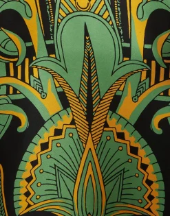 Magnifico Midi DressThe Nile Plac&eacute;e Black in Silk Twill