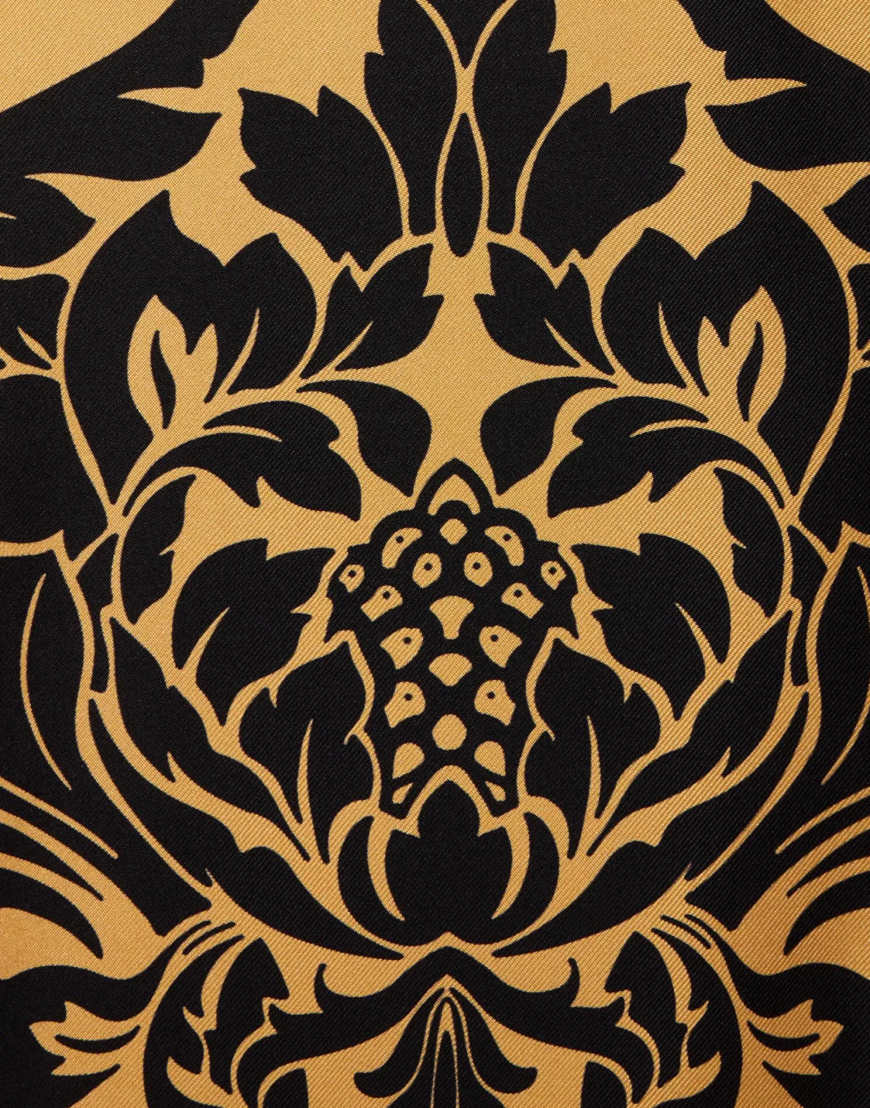 Make An Exit TopCherubs Gold in Silk Twill With Feathers