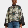 Make An Exit TopMix Tiles Plac&eacute;e Black in Silk Twill