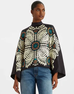 Make An Exit TopMix Tiles Plac&eacute;e Black in Silk Twill