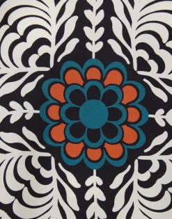 Make An Exit TopMix Tiles Placée Black in Silk Twill