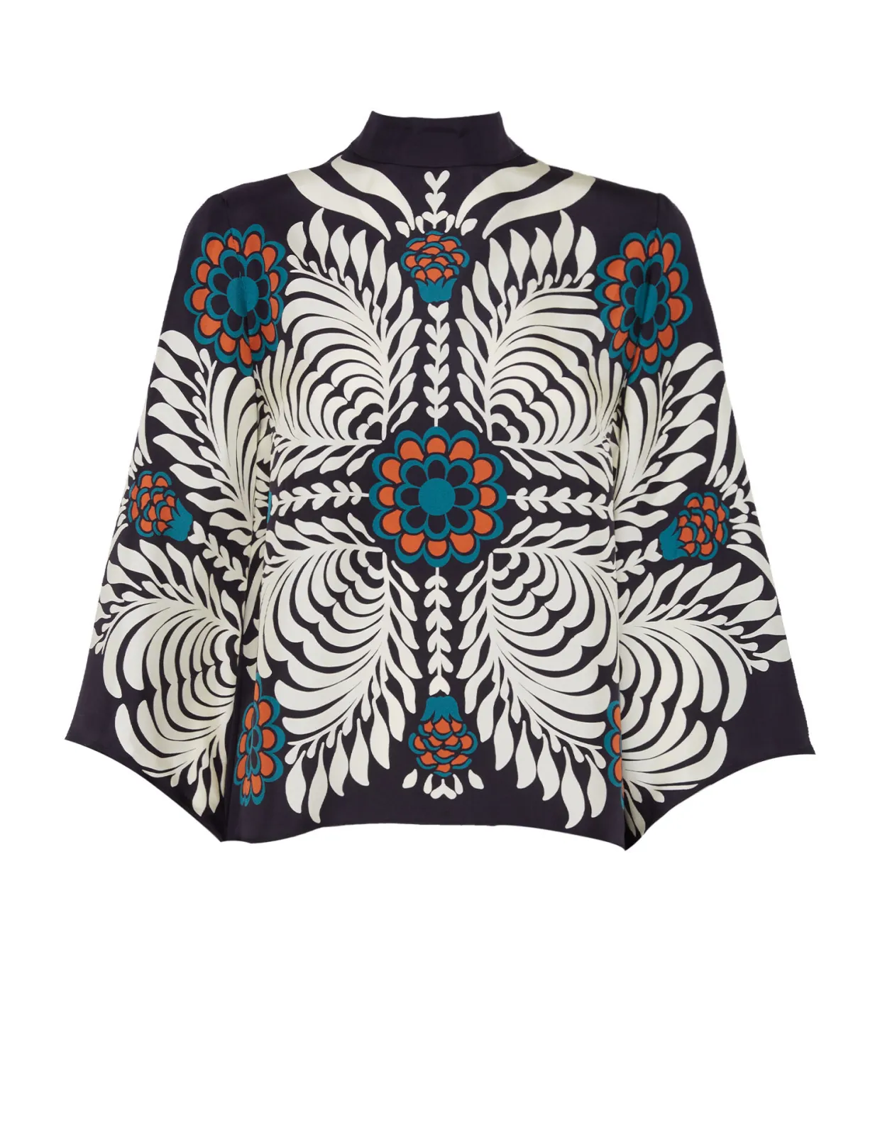 Make An Exit TopMix Tiles Placée Black in Silk Twill