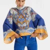 Make An Exit TopPortal Plac&eacute;e Light Blue in Silk Twill