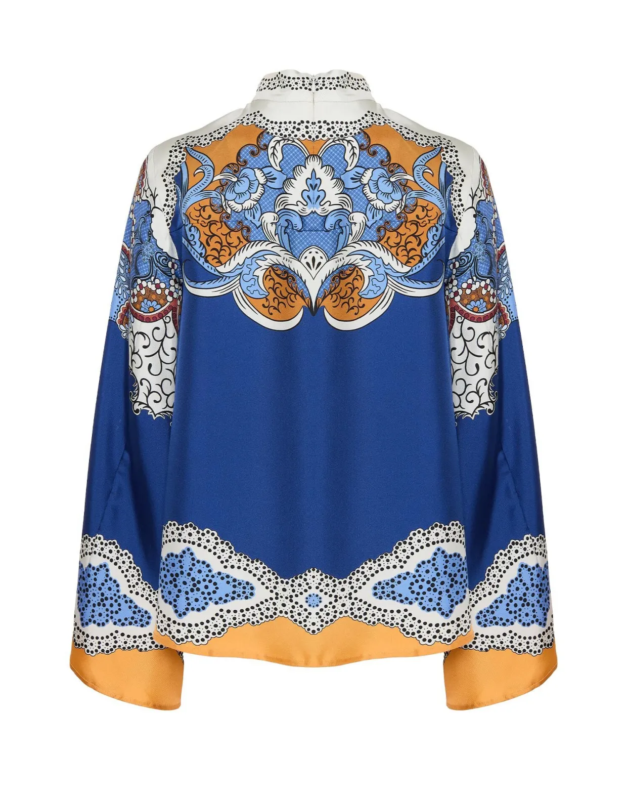 Make An Exit TopPortal Placée Light Blue in Silk Twill