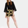 Margarita ShortsTackle Black in Shot Cotton