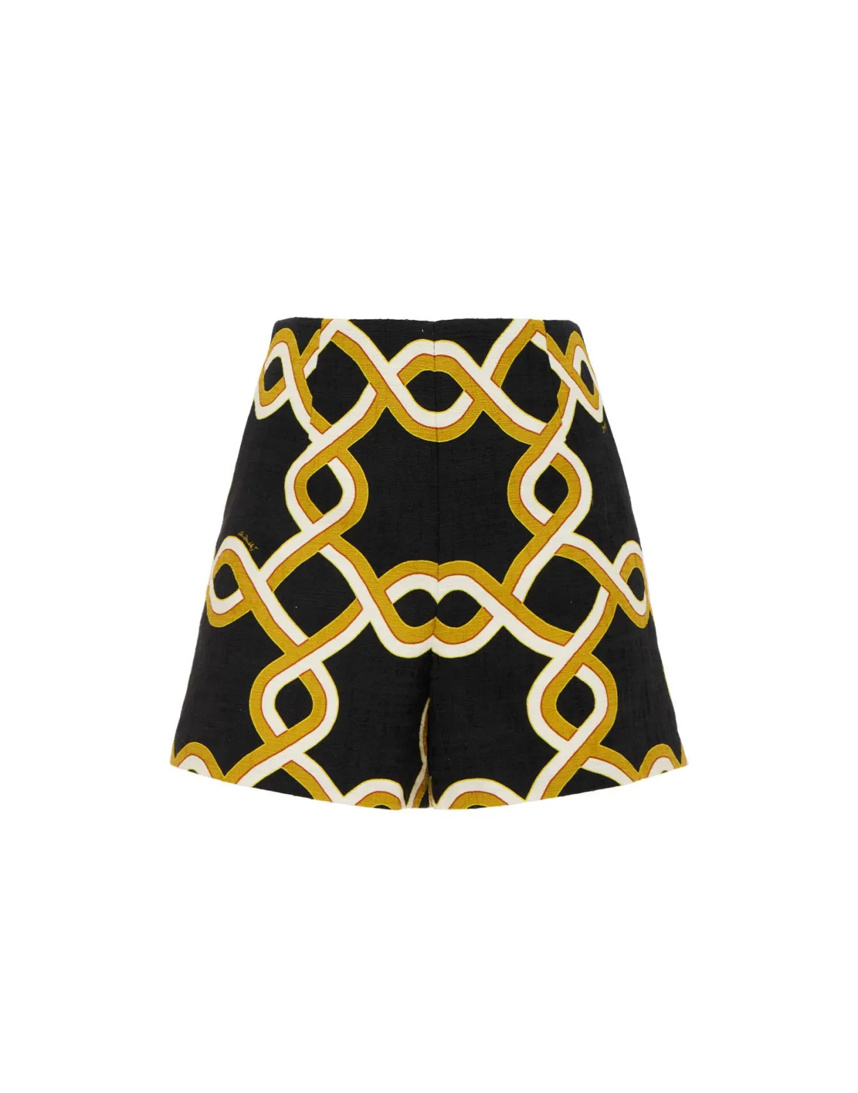 Margarita ShortsTackle Black in Shot Cotton