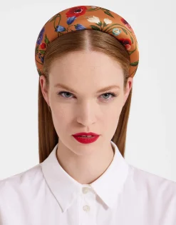 Medici HeadbandBotticelli Rust in Twill