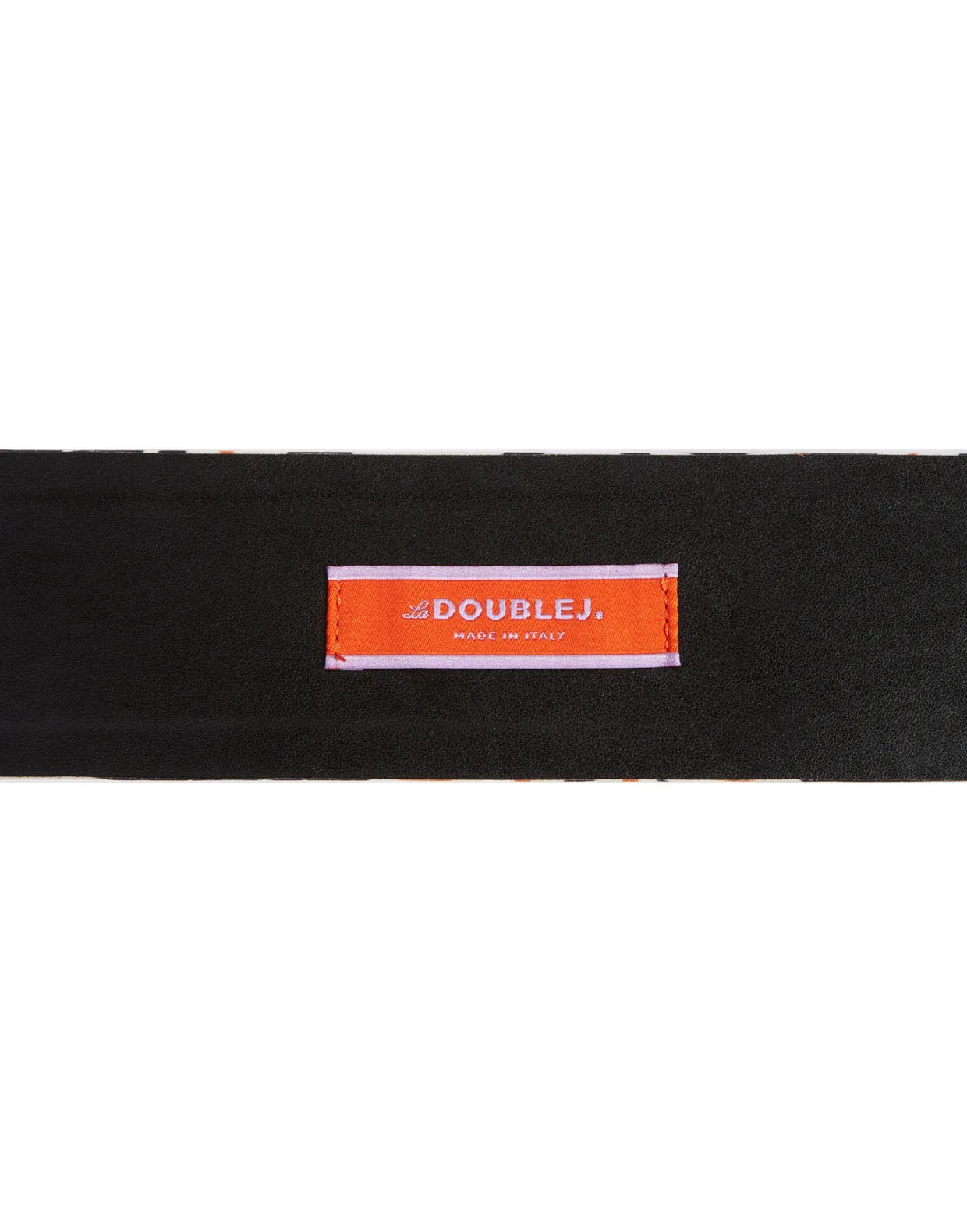Medium BeltGhirlanda Black in Light Faille