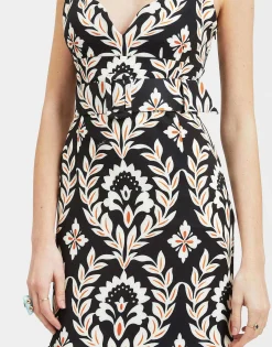 Medium BeltGhirlanda Black in Light Faille