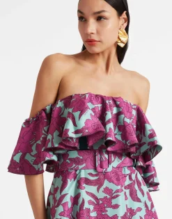 Medium BeltLilium Purple in Light Faille