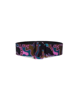 Medium BeltSpritz Blue Petrol in Jacquard