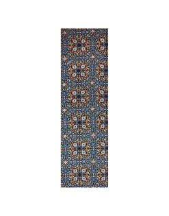 Medium RunnerConfetti Blu in Linen
