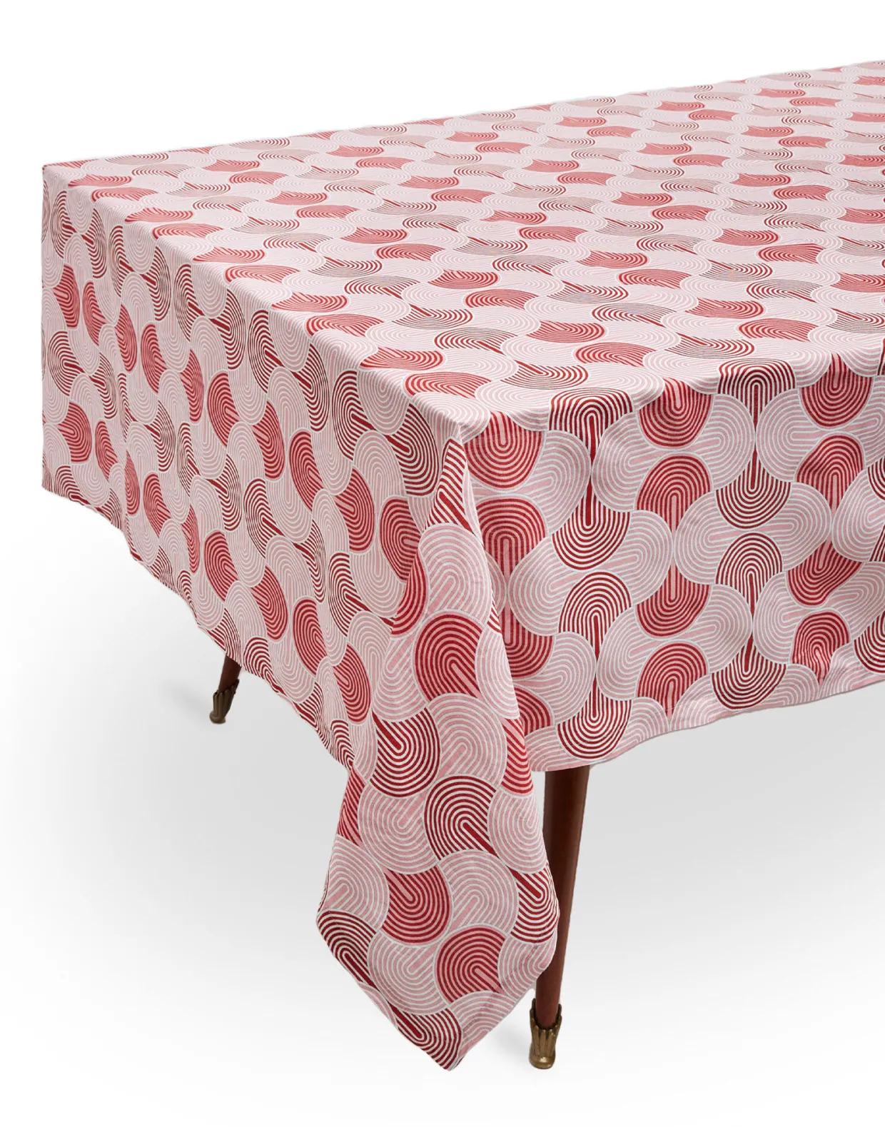 Medium Tablecloth (180x280)Slinky Rosso in Linen