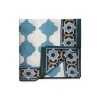 Medium TableclothPlaza Sky Blue in Linen