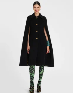 Milano CapeBlack in Wool