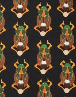 Milano Mini CapeScarab Black in Cady Wool