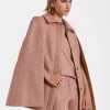 Milano Mini CapeTulip Pale Pink in Jacquard