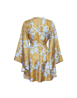 Mini Magnifico DressTangle Light Blue in Silk Twill
