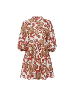 Mini Portofino DressReef White in Printed Lace