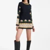 Mini Supreme Swing DressDazed Plac&eacute;e Black in Sable