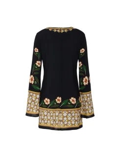Mini Supreme Swing DressDazed Placée Black in Sable