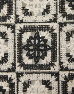 Mini Supreme Swing DressMini Tiles Black in Macram&eacute;